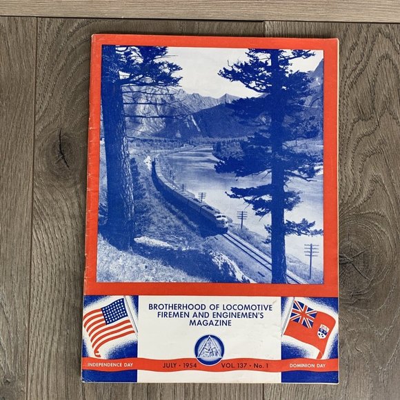 Brotherhood of Locomotive Firemen and Enginemen's Magazine 1954 Lot Of 3 Jul-Dec - Picture 4 of 7